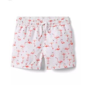 Janie and Jack Recycled Flamingo Swim Truck Size 18/24 Months